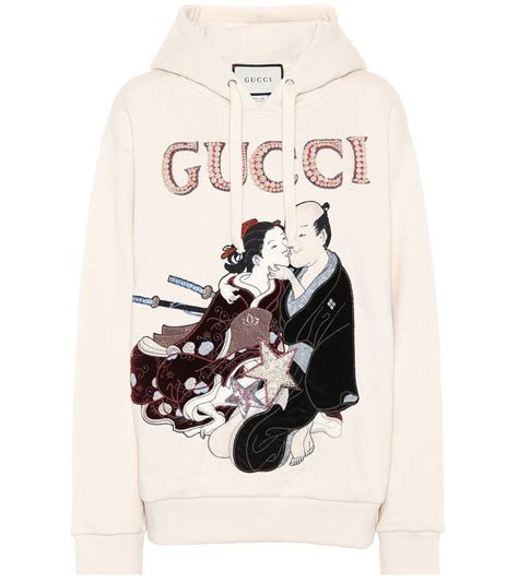 gucci hoodie embellished|gucci oversized hoodie.